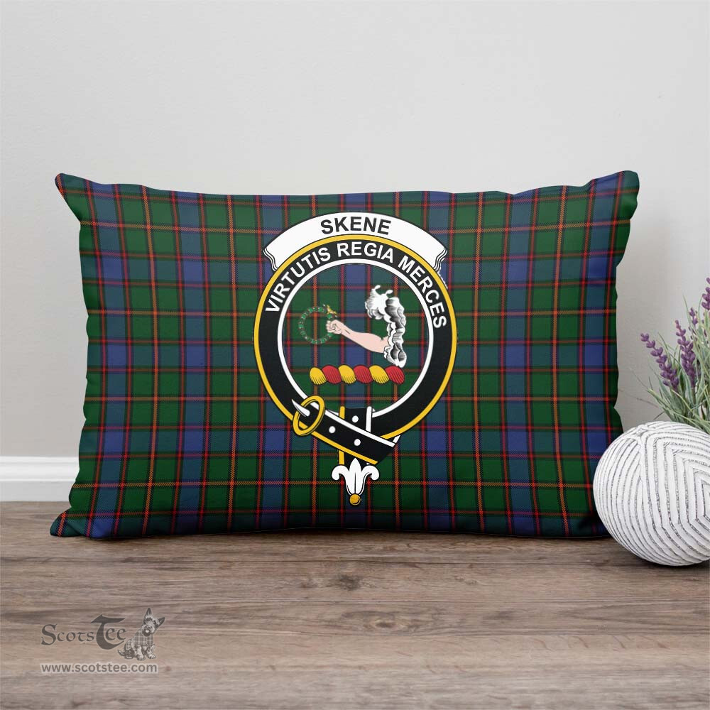 ScotsTee Shop Scottish Skene Clan Crest Tartan Pillow/ Pillow Cover Tartan Accessories for Home