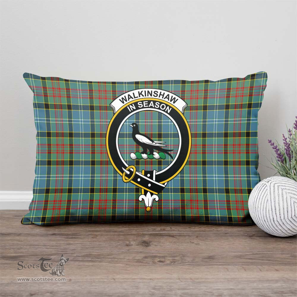 ScotsTee Shop Scottish Walkinshaw Clan Crest Tartan Pillow/ Pillow Cover Tartan Accessories for Home