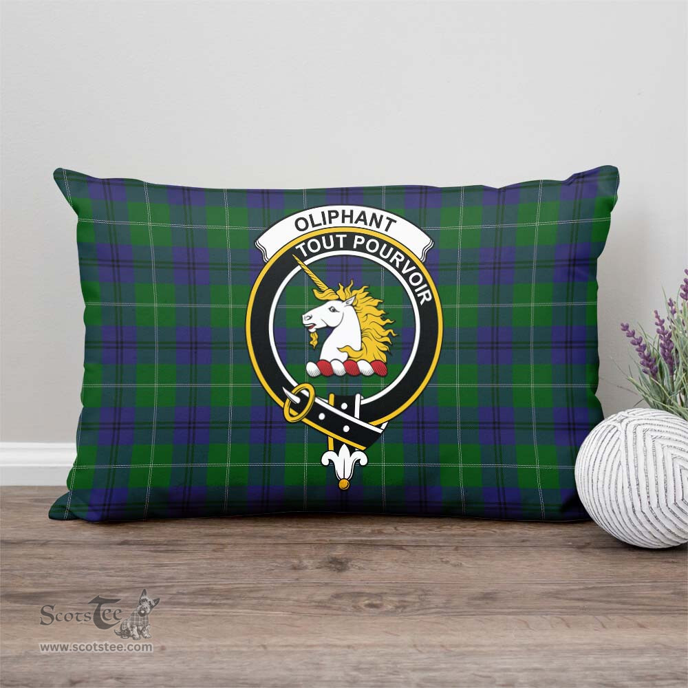 ScotsTee Shop Scottish Oliphant Clan Crest Tartan Pillow/ Pillow Cover Tartan Accessories for Home