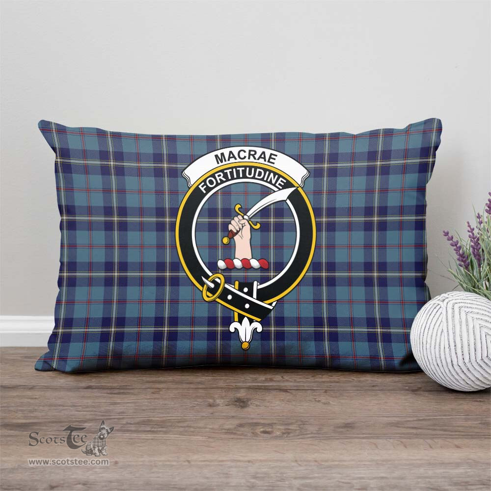 ScotsTee Shop Scottish MacRae of America Clan Crest Tartan Pillow/ Pillow Cover Tartan Accessories for Home