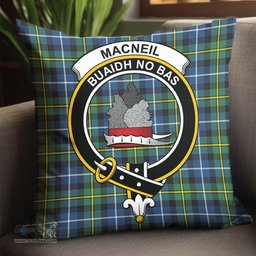 ScotsTee Shop Scottish MacNeil of Barra Ancient Clan Crest Tartan Pillow/ Pillow Cover Tartan Accessories for Home