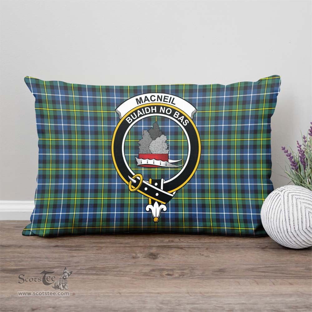 ScotsTee Shop Scottish MacNeil of Barra Ancient Clan Crest Tartan Pillow/ Pillow Cover Tartan Accessories for Home