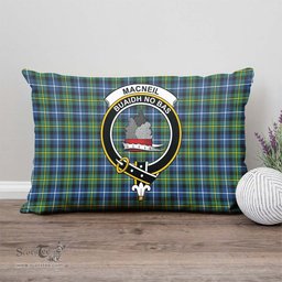 ScotsTee Shop Scottish MacNeil of Barra Ancient Clan Crest Tartan Pillow/ Pillow Cover Tartan Accessories for Home
