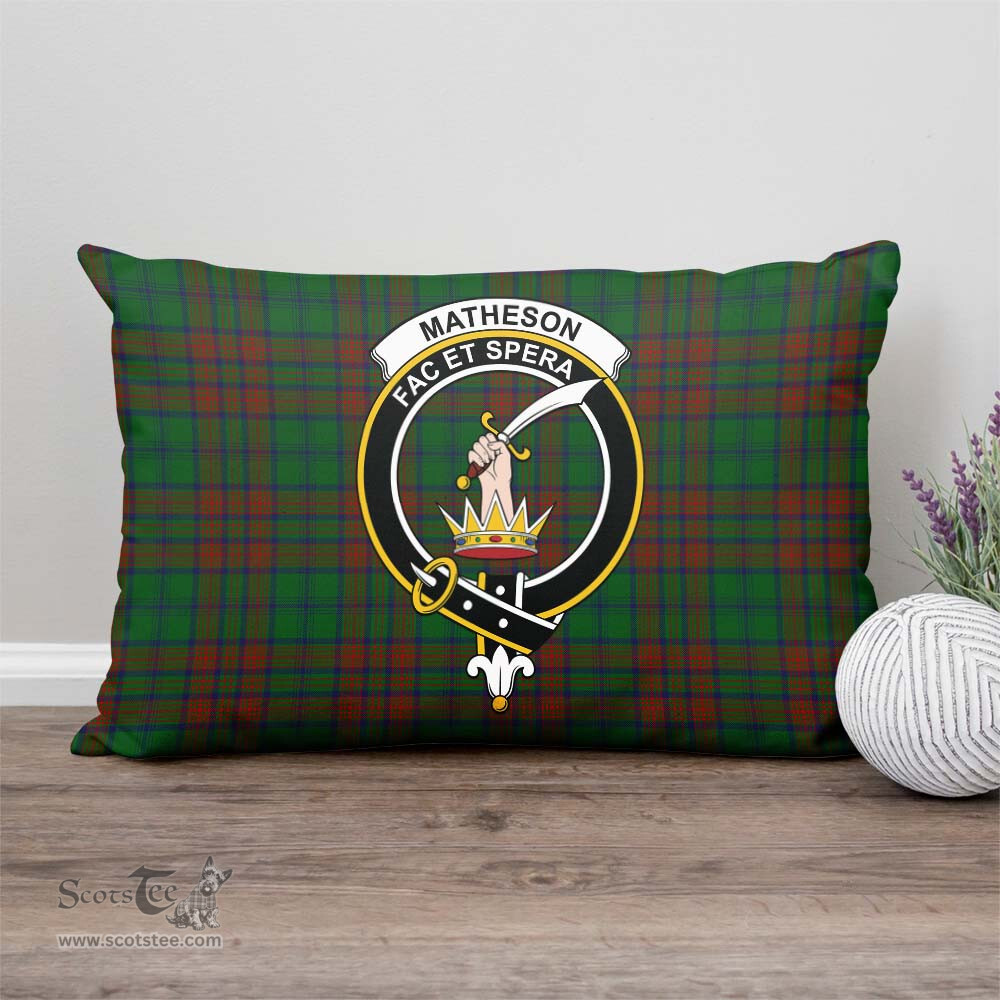 ScotsTee Shop Scottish Matheson Hunting Highland Clan Crest Tartan Pillow/ Pillow Cover Tartan Accessories for Home