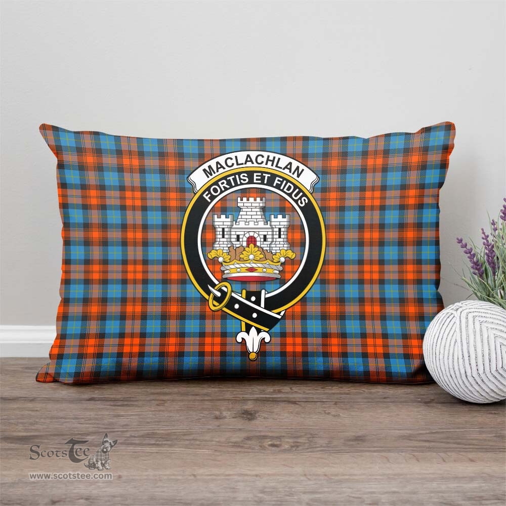 ScotsTee Shop Scottish MacLachlan Ancient Clan Crest Tartan Pillow/ Pillow Cover Tartan Accessories for Home