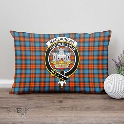 ScotsTee Shop Scottish MacLachlan Ancient Clan Crest Tartan Pillow/ Pillow Cover Tartan Accessories for Home