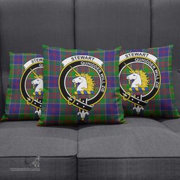 ScotsTee Shop Scottish Stewart of Appin Hunting Modern Clan Crest Tartan Pillow/ Pillow Cover Tartan Accessories for Home