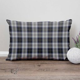 ScotsTee Shop Scottish Menzies Black Dress Clan Tartan Pillow/ Pillow Cover Tartan Accessories for Home
