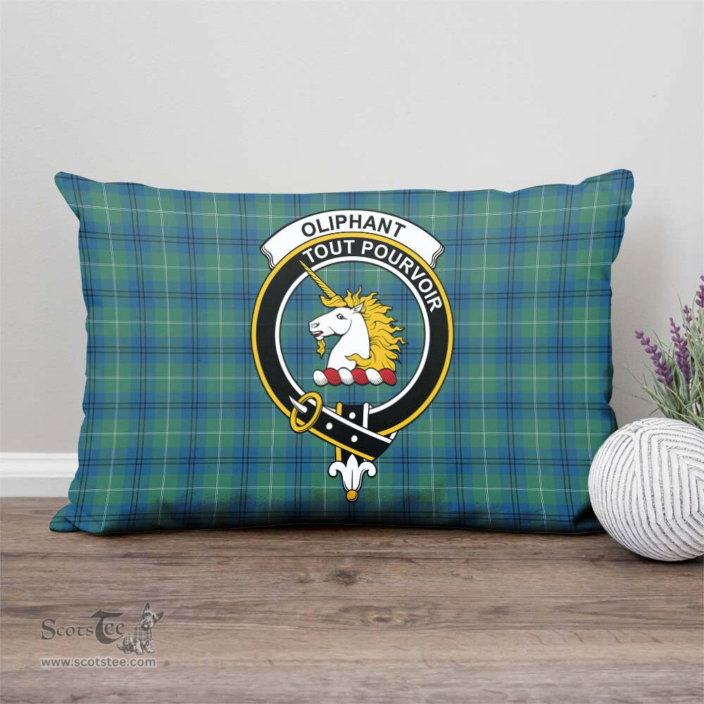 ScotsTee Shop Scottish Oliphant Ancient Clan Crest Tartan Pillow/ Pillow Cover Tartan Accessories for Home