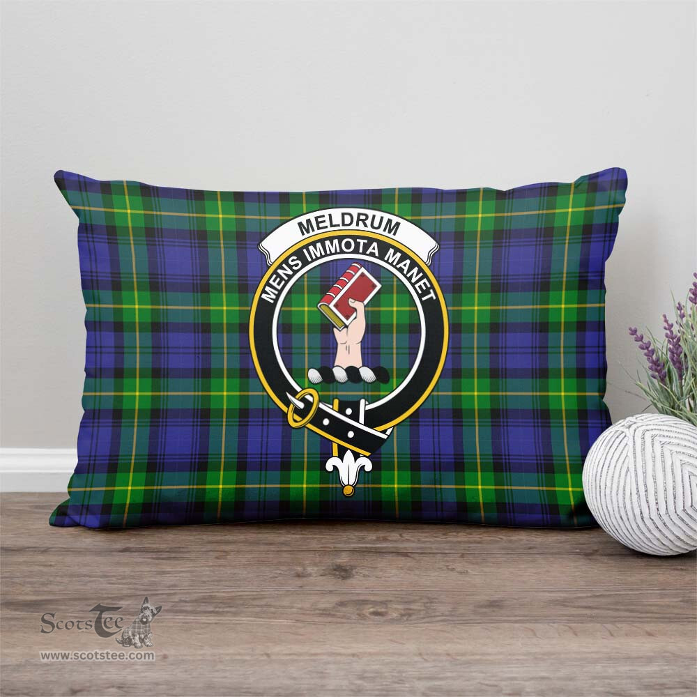 ScotsTee Shop Scottish Meldrum Clan Crest Tartan Pillow/ Pillow Cover Tartan Accessories for Home