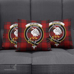 ScotsTee Shop Scottish Wemyss Clan Crest Tartan Pillow/ Pillow Cover Tartan Accessories for Home