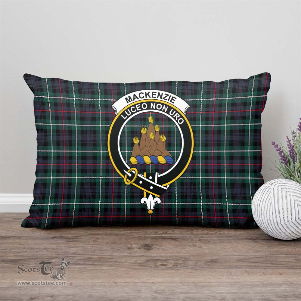 ScotsTee Shop Scottish MacKenzie Modern Clan Crest Tartan Pillow/ Pillow Cover Tartan Accessories for Home