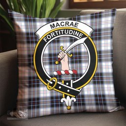 ScotsTee Shop Scottish MacRae Dress Modern Clan Crest Tartan Pillow/ Pillow Cover Tartan Accessories for Home