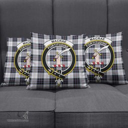 ScotsTee Shop Scottish MacRae Dress Modern Clan Crest Tartan Pillow/ Pillow Cover Tartan Accessories for Home