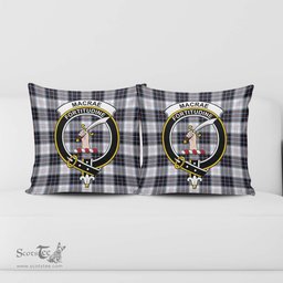 ScotsTee Shop Scottish MacRae Dress Modern Clan Crest Tartan Pillow/ Pillow Cover Tartan Accessories for Home