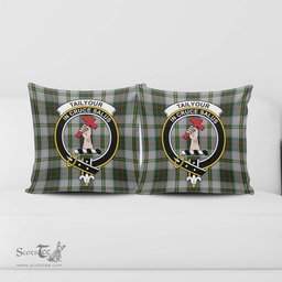 ScotsTee Shop Scottish Taylor Dress Clan Crest Tartan Pillow/ Pillow Cover Tartan Accessories for Home