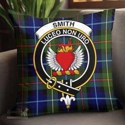 ScotsTee Shop Scottish Smith Modern Clan Crest Tartan Pillow/ Pillow Cover Tartan Accessories for Home