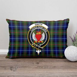 ScotsTee Shop Scottish Smith Modern Clan Crest Tartan Pillow/ Pillow Cover Tartan Accessories for Home