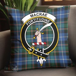 ScotsTee Shop Scottish MacRae Hunting Ancient Clan Crest Tartan Pillow/ Pillow Cover Tartan Accessories for Home
