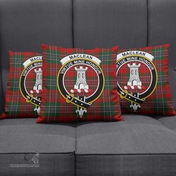 ScotsTee Shop Scottish MacLean Clan Crest Tartan Pillow/ Pillow Cover Tartan Accessories for Home