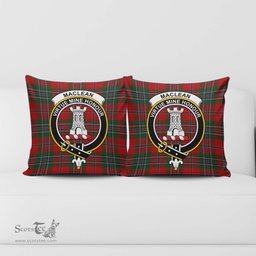 ScotsTee Shop Scottish MacLean Clan Crest Tartan Pillow/ Pillow Cover Tartan Accessories for Home