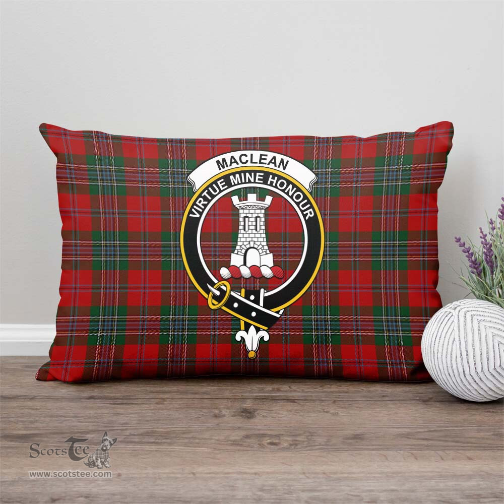ScotsTee Shop Scottish MacLean Clan Crest Tartan Pillow/ Pillow Cover Tartan Accessories for Home