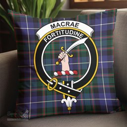 ScotsTee Shop Scottish MacRae Hunting Modern Clan Crest Tartan Pillow/ Pillow Cover Tartan Accessories for Home