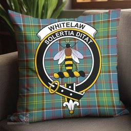 ScotsTee Shop Scottish Whitelaw Clan Crest Tartan Pillow/ Pillow Cover Tartan Accessories for Home