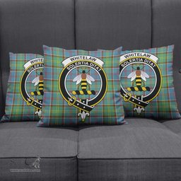 ScotsTee Shop Scottish Whitelaw Clan Crest Tartan Pillow/ Pillow Cover Tartan Accessories for Home