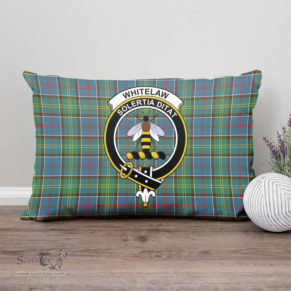 ScotsTee Shop Scottish Whitelaw Clan Crest Tartan Pillow/ Pillow Cover Tartan Accessories for Home