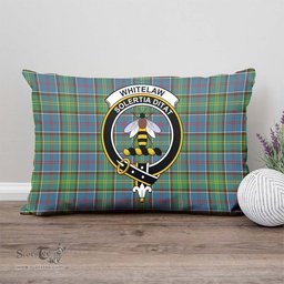 ScotsTee Shop Scottish Whitelaw Clan Crest Tartan Pillow/ Pillow Cover Tartan Accessories for Home