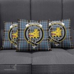 ScotsTee Shop Scottish MacTavish Dress Clan Crest Tartan Pillow/ Pillow Cover Tartan Accessories for Home