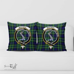 ScotsTee Shop Scottish MacNeil of Colonsay Modern Clan Crest Tartan Pillow/ Pillow Cover Tartan Accessories for Home