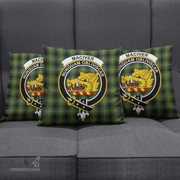 ScotsTee Shop Scottish MacIver Hunting Clan Crest Tartan Pillow/ Pillow Cover Tartan Accessories for Home