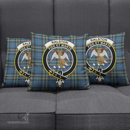 ScotsTee Shop Scottish Ralston UK Clan Crest Tartan Pillow/ Pillow Cover Tartan Accessories for Home