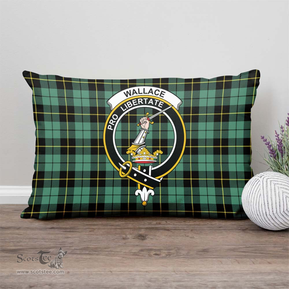 ScotsTee Shop Scottish Wallace Hunting Ancient Clan Crest Tartan Pillow/ Pillow Cover Tartan Accessories for Home