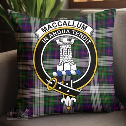 ScotsTee Shop Scottish MacCallum Dress Clan Crest Tartan Pillow/ Pillow Cover Tartan Accessories for Home