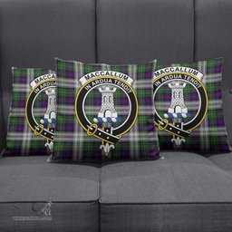 ScotsTee Shop Scottish MacCallum Dress Clan Crest Tartan Pillow/ Pillow Cover Tartan Accessories for Home