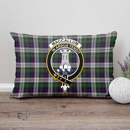 ScotsTee Shop Scottish MacCallum Dress Clan Crest Tartan Pillow/ Pillow Cover Tartan Accessories for Home
