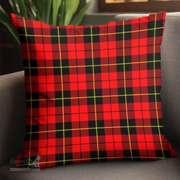 ScotsTee Shop Scottish Wallace Hunting Red Clan Tartan Pillow/ Pillow Cover Tartan Accessories for Home