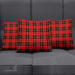 ScotsTee Shop Scottish Wallace Hunting Red Clan Tartan Pillow/ Pillow Cover Tartan Accessories for Home