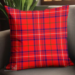 ScotsTee Shop Scottish Rose Modern Clan Tartan Pillow/ Pillow Cover Tartan Accessories for Home
