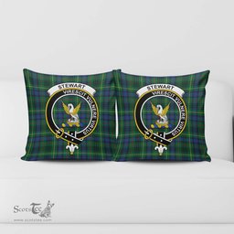 ScotsTee Shop Scottish Stewart Hunting Modern Clan Crest Tartan Pillow/ Pillow Cover Tartan Accessories for Home