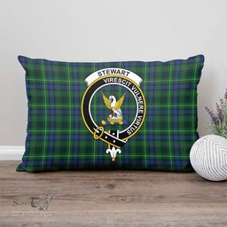 ScotsTee Shop Scottish Stewart Hunting Modern Clan Crest Tartan Pillow/ Pillow Cover Tartan Accessories for Home