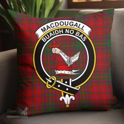 ScotsTee Shop Scottish MacDougall Clan Crest Tartan Pillow/ Pillow Cover Tartan Accessories for Home