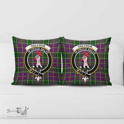 ScotsTee Shop Scottish Taylor Clan Crest Tartan Pillow/ Pillow Cover Tartan Accessories for Home