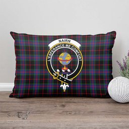 ScotsTee Shop Scottish Nairn Clan Crest Tartan Pillow/ Pillow Cover Tartan Accessories for Home
