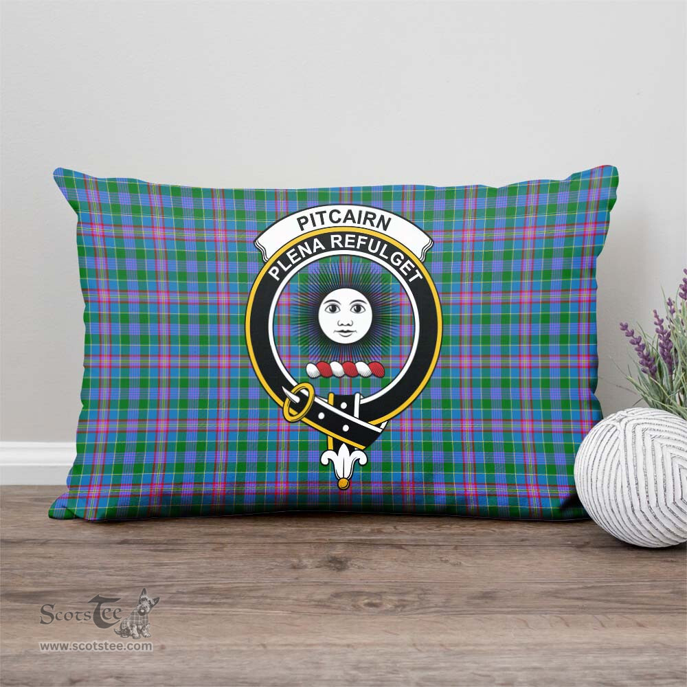 ScotsTee Shop Scottish Pitcairn Hunting Clan Crest Tartan Pillow/ Pillow Cover Tartan Accessories for Home