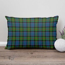 ScotsTee Shop Scottish Newlands of Lauriston Clan Tartan Pillow/ Pillow Cover Tartan Accessories for Home