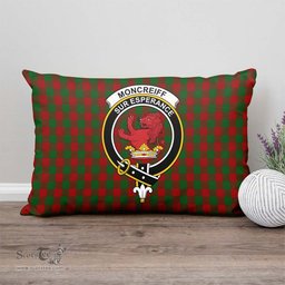 ScotsTee Shop Scottish Moncrieff Clan Crest Tartan Pillow/ Pillow Cover Tartan Accessories for Home